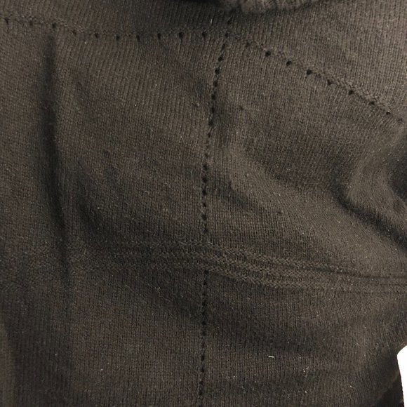 Black Knit Cowl Neck Tunic - Picture 8 of 10